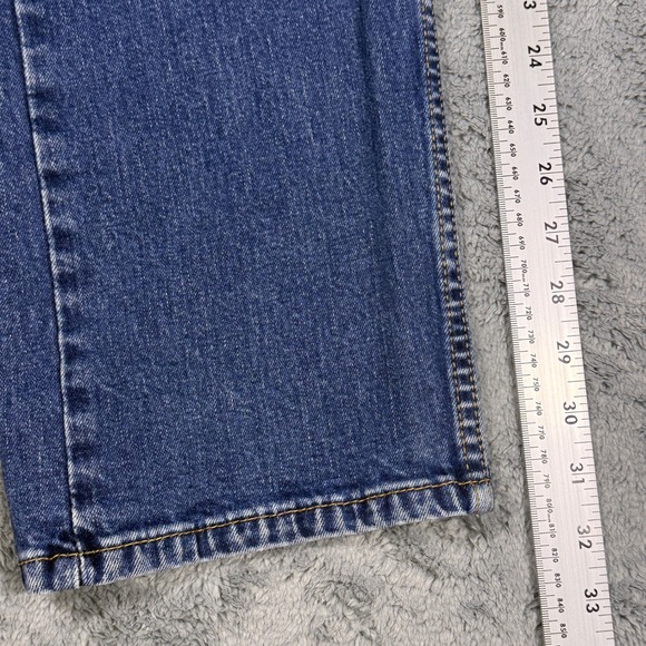 Levi's‎ 505 Regular Fit Jeans Mens W36 L32 Medium Wash Blue Denim - Picture 9 of 10
